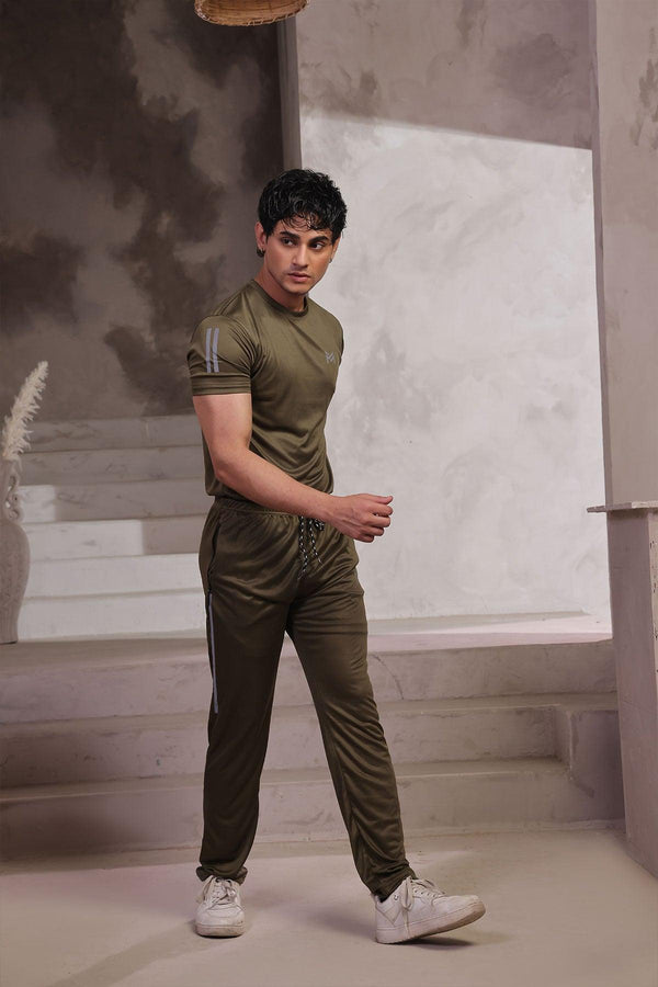 Olive Green Performance Activewear Set