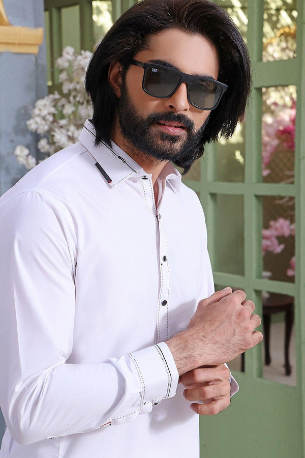 White Cotton Kurta