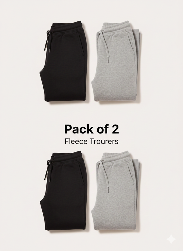 Pack of 2 Premium Fleece Winter Trouser