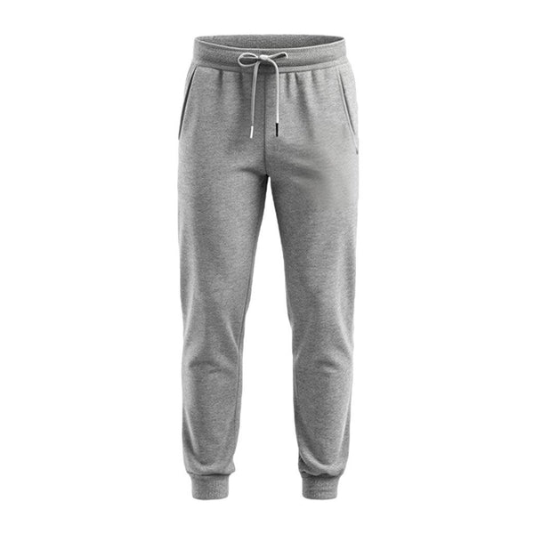 Hazel Grey Plain Sweatpant