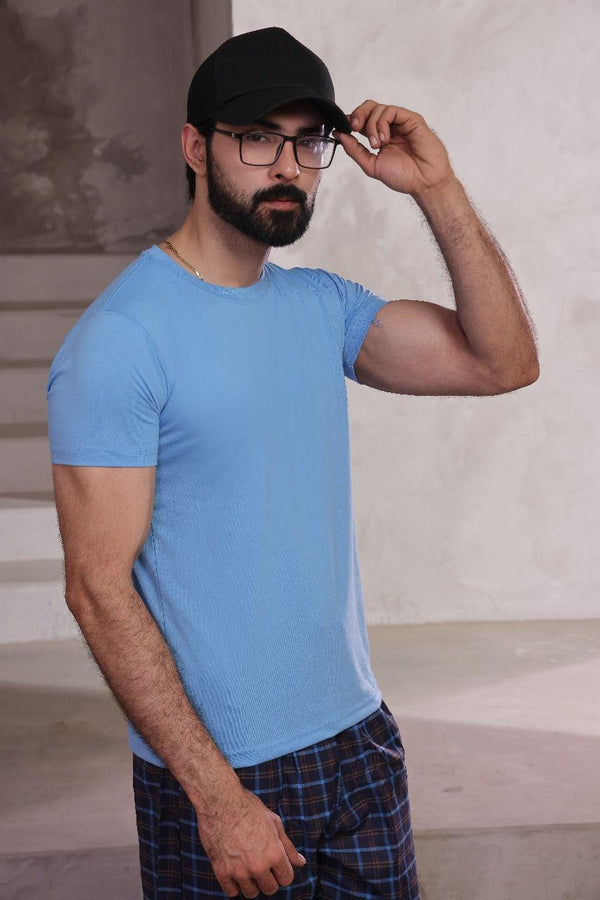 Sky Blue Classic Fit Tee