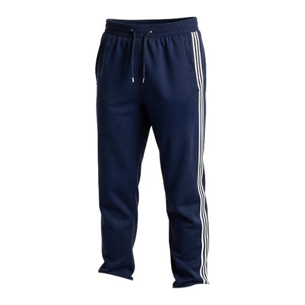 Navy Blue Striped Trouser