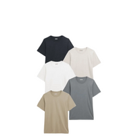 Pack of 5 Plain T-Shirts