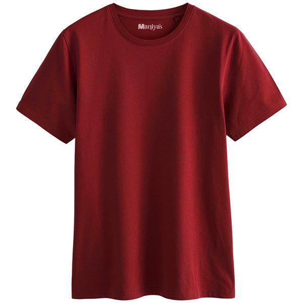 Red Plain Classic Fit Tee