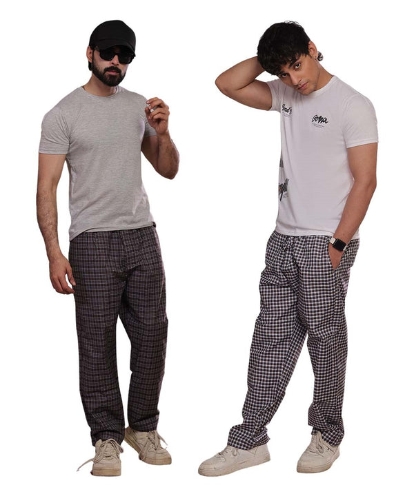 Checkered Trousers (2-Pack) – Comfort & Style Combined