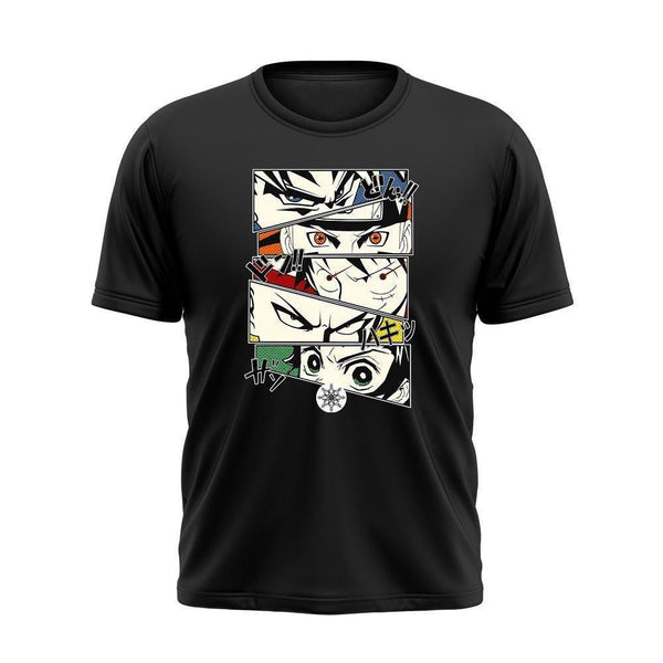 Anime Tee Black - Maniyas