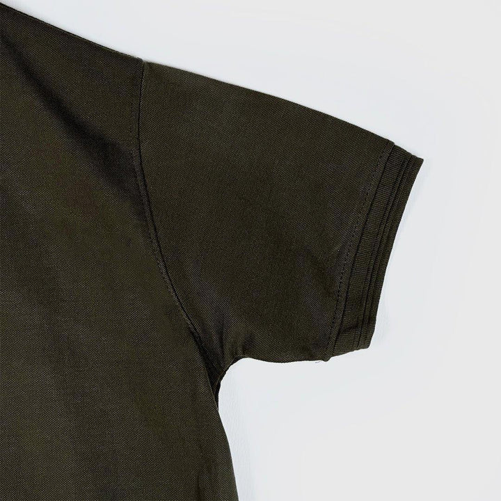 Army Green Polo T-shirt - Maniyas