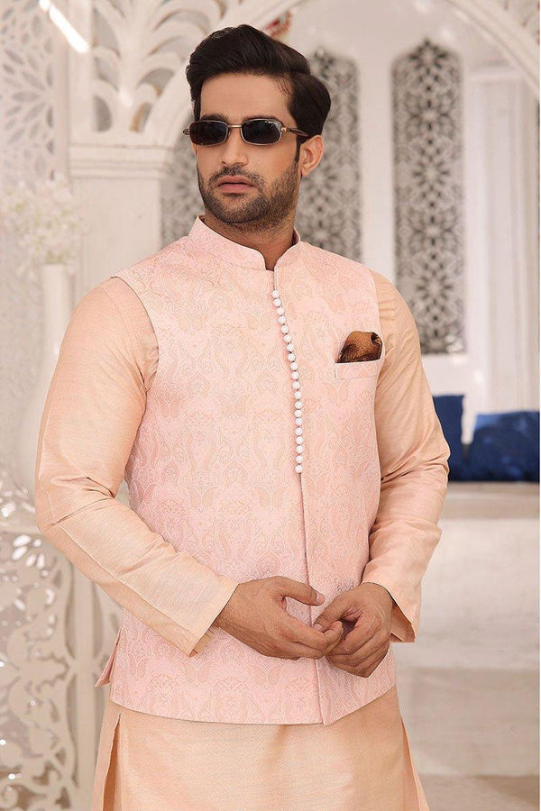 Blush Infusion 1 Waist Coat - Maniyas