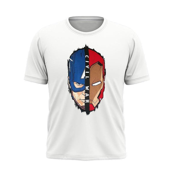 Civil War Tee White - Maniyas